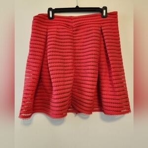 Express Red Skirt Size 12